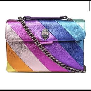Kurt Geiger London Rainbow Leather Crossbody Bag